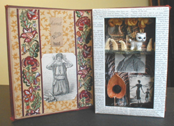 "desultory imaginings" book assemblage by Frank Turek