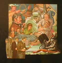 'merican History, collage by Frank Turek