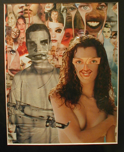 "Trying to Relate", collage by Christopher Larochelle